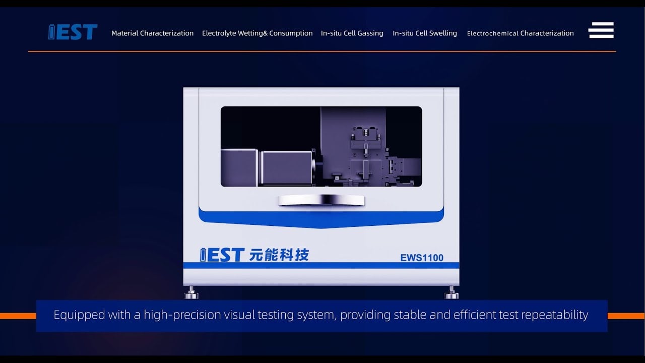 IEST Electrolyte Wetting Testing System - Capillary Method