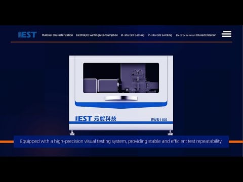 IEST Electrolyte Wetting Testing System - Capillary Method