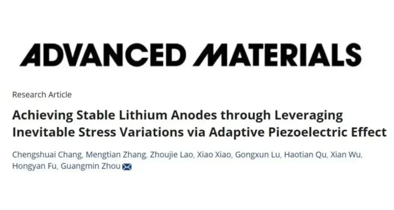 Achieving Stable Lithium Metal Anodes through Leveraging Inevitable Stress Variations via Adaptive Piezoelectric Effect