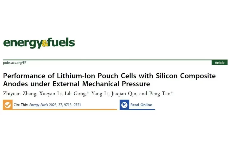 Investigation of Silicon-based Anode Battery Performance under Different External Pressures