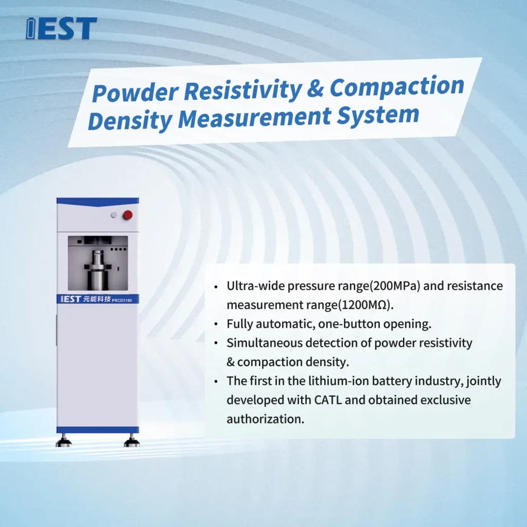 IEST Powder Resistivity & Compaction Density Measurement System (PRCD3100)