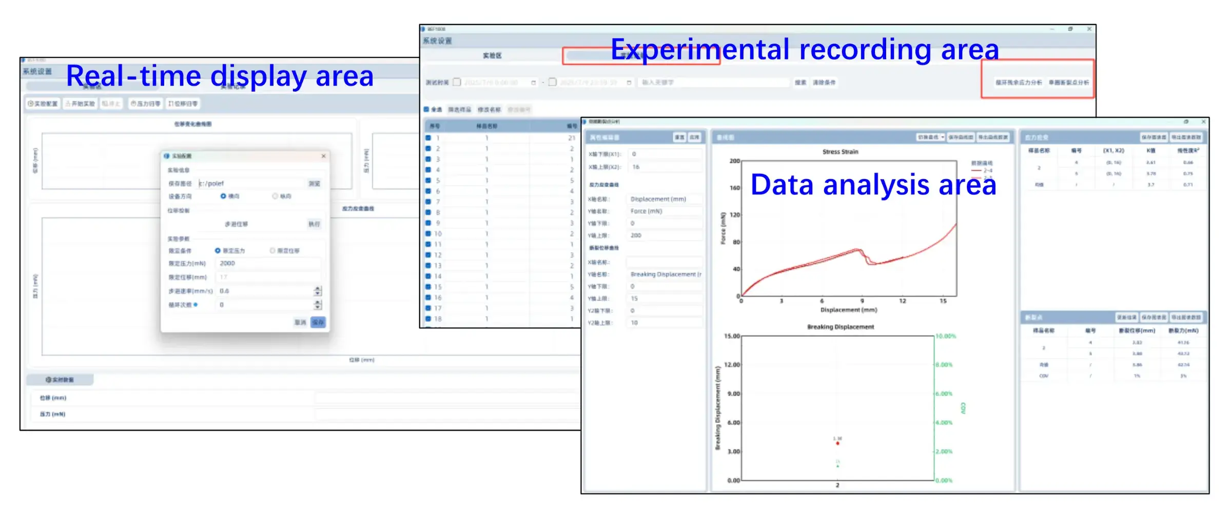 IEST Battery Electrode Flexibility Testing System Multifunctional Analysis Software