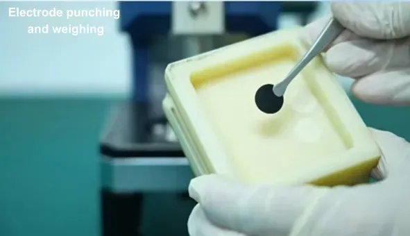 Why Is Coin Cell Specific Capacity Inconsistent? 7 Key Factors Affecting Specific Capacity Accuracy 6 Figure 6. Electrode punching and weighing