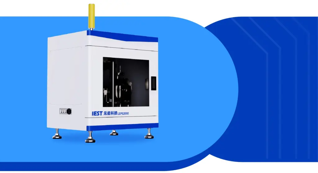 Quantifying Longitudinal Binder Distribution in Battery Electrodes: High-Precision Layer Profiling via Automated Electrode Powder Scraping System 5 IEST LEPS2000 Automated Electrode Powder Scraping System enclosure overview showcasing vision module, precision feed mechanism, and high-mass marble base structural configuration.