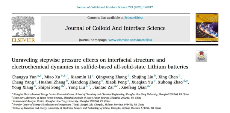 Stepwise Pressure Effects on Sulfide Solid-State Battery Interface: How Pre-Pressing, Final Pressing, and Operating Pressure Each Control LPSCl Interfacial Stability 15 Unraveling stepwise pressure effects on interfacial structure and electrochemical dynamics in sulfide solid-state batteries