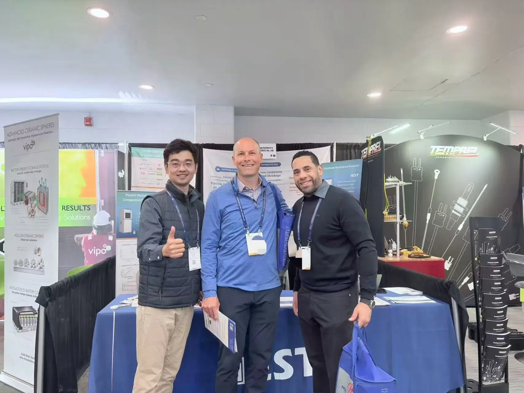The Battery Show North America 2026 | IEST Showcases Full-Chain Battery Testing Solutions in Detroit 4 Battery industry professionals visiting IEST Instruments Booth P-15 for testing solutions in The battery show North American 2026
