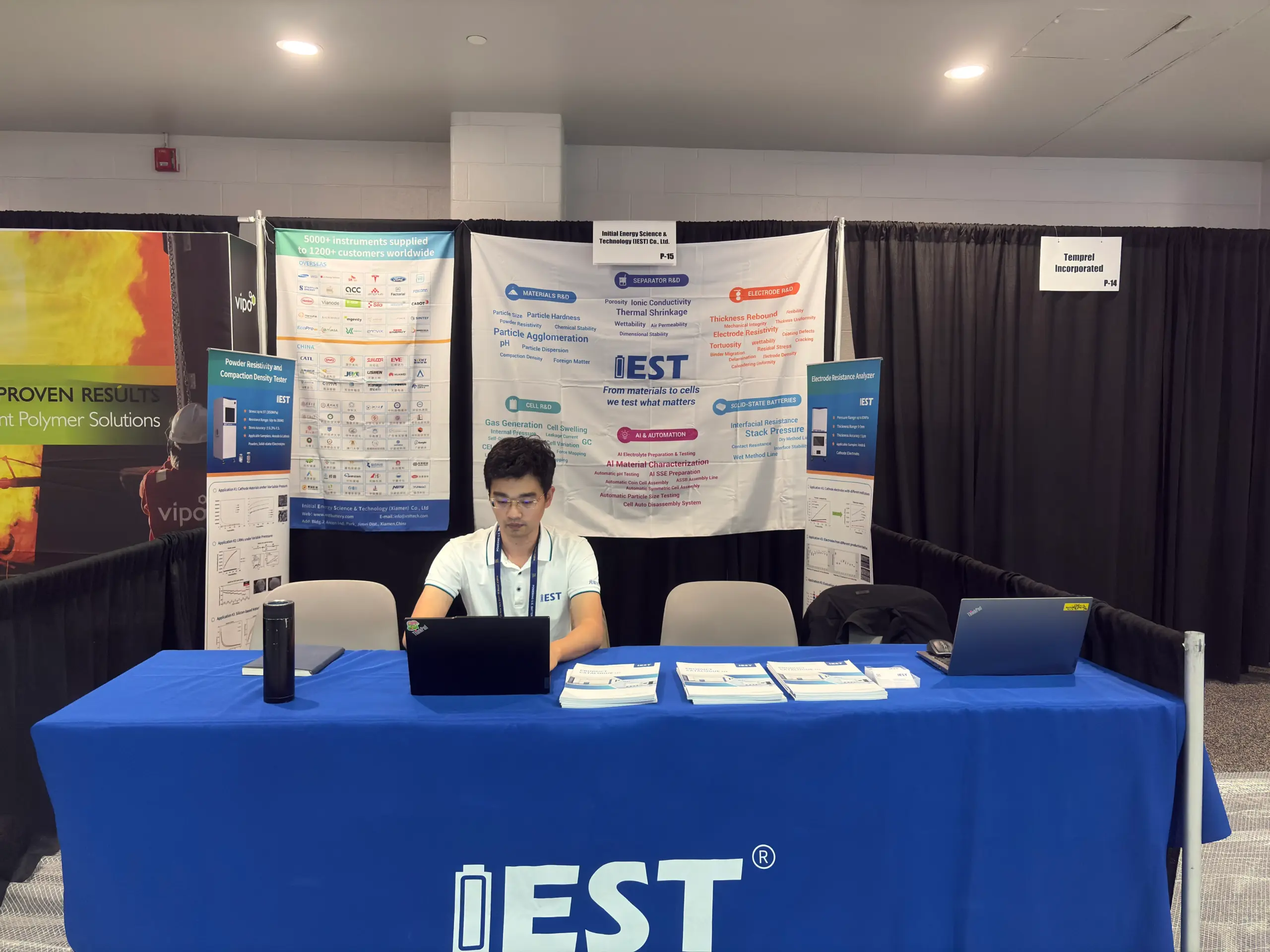 Home 140 Alt Text: IEST Instruments showcase at The Battery Show North America 2026 Booth P-15 in Detroit