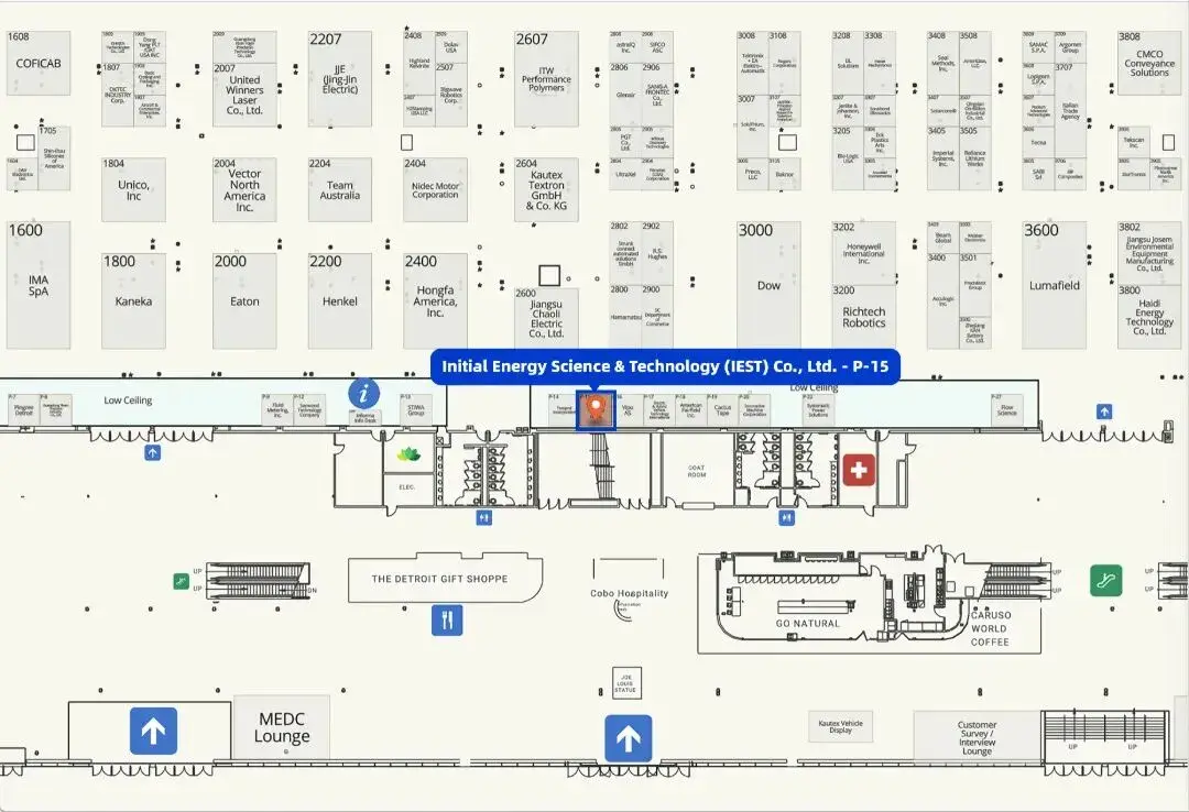 The Battery Show North America 2026 | IEST Showcases Full-Chain Battery Testing Solutions in Detroit 1 The IEST Instruments Booth P-15 on the exhibition floor at Huntington Place, Detroit